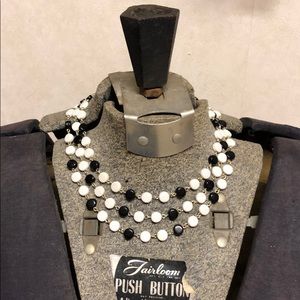 Black and white necklace